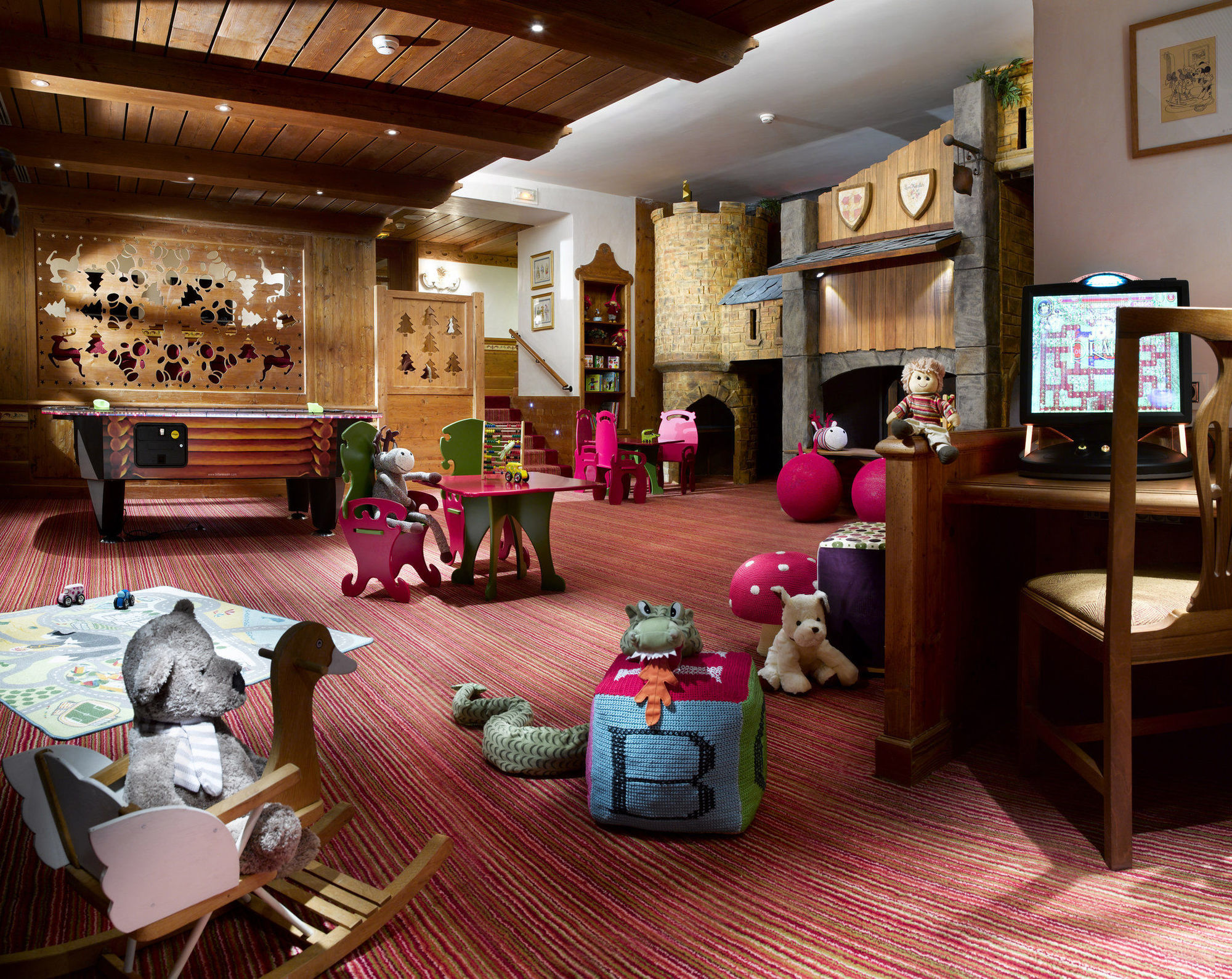 Отель Airelles Courchevel, Les Airelles Интерьер фото