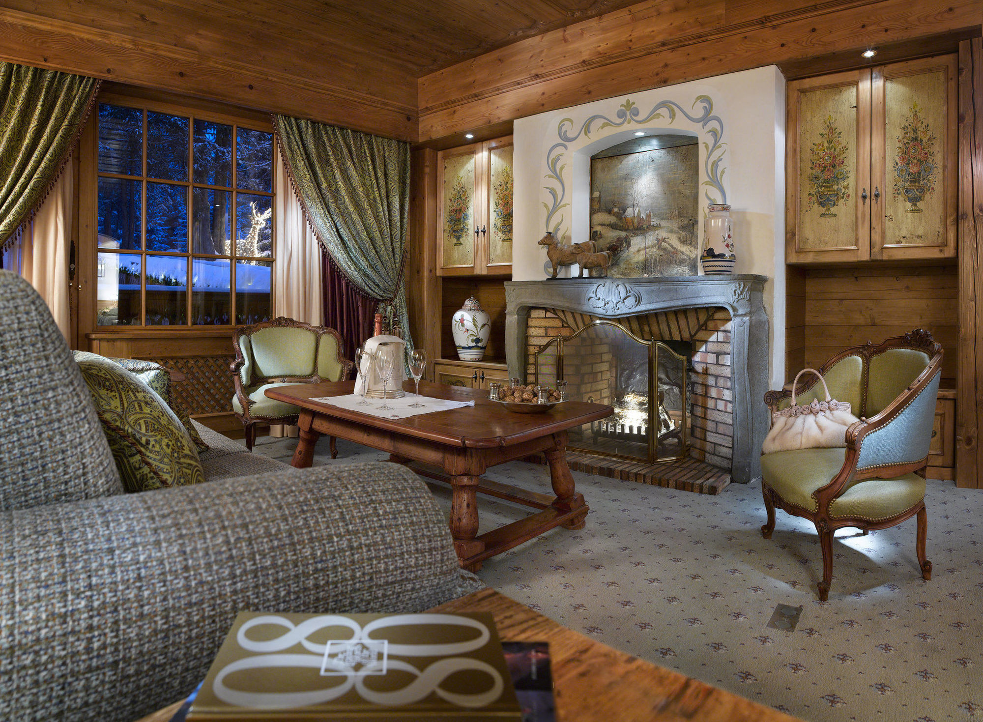 Отель Airelles Courchevel, Les Airelles Интерьер фото